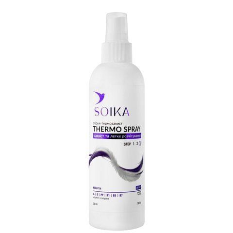 Спрей-термозахист Soika &laquo;Захист і легке розчісування&raquo; SOK-03 фото