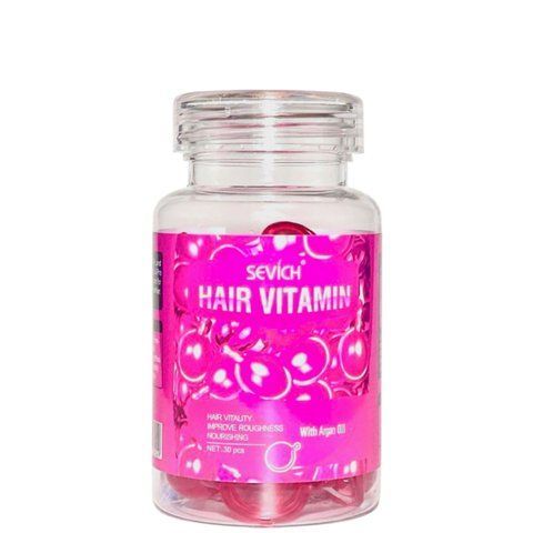 Sevich Hair Vitamin рожеві капсули &mdash; для блиску та м&rsquo;якості волосся  SV03 фото